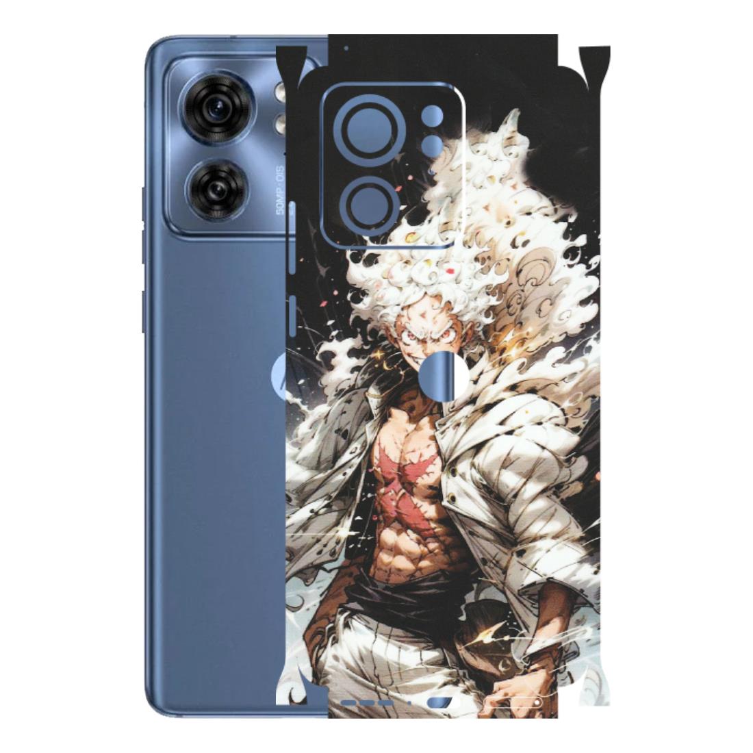 Motorola Phone Skins (All Models) - Anime Angry Classy Character - Matte Finish (M-34) Moto Edge 40 (5G)