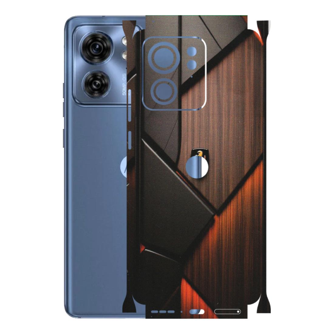 Motorola Phone Skins (All Models) - Lambo Beauty Wood Pattern Sober - Matte Finish (M-51) Moto Edge 40 (5G)