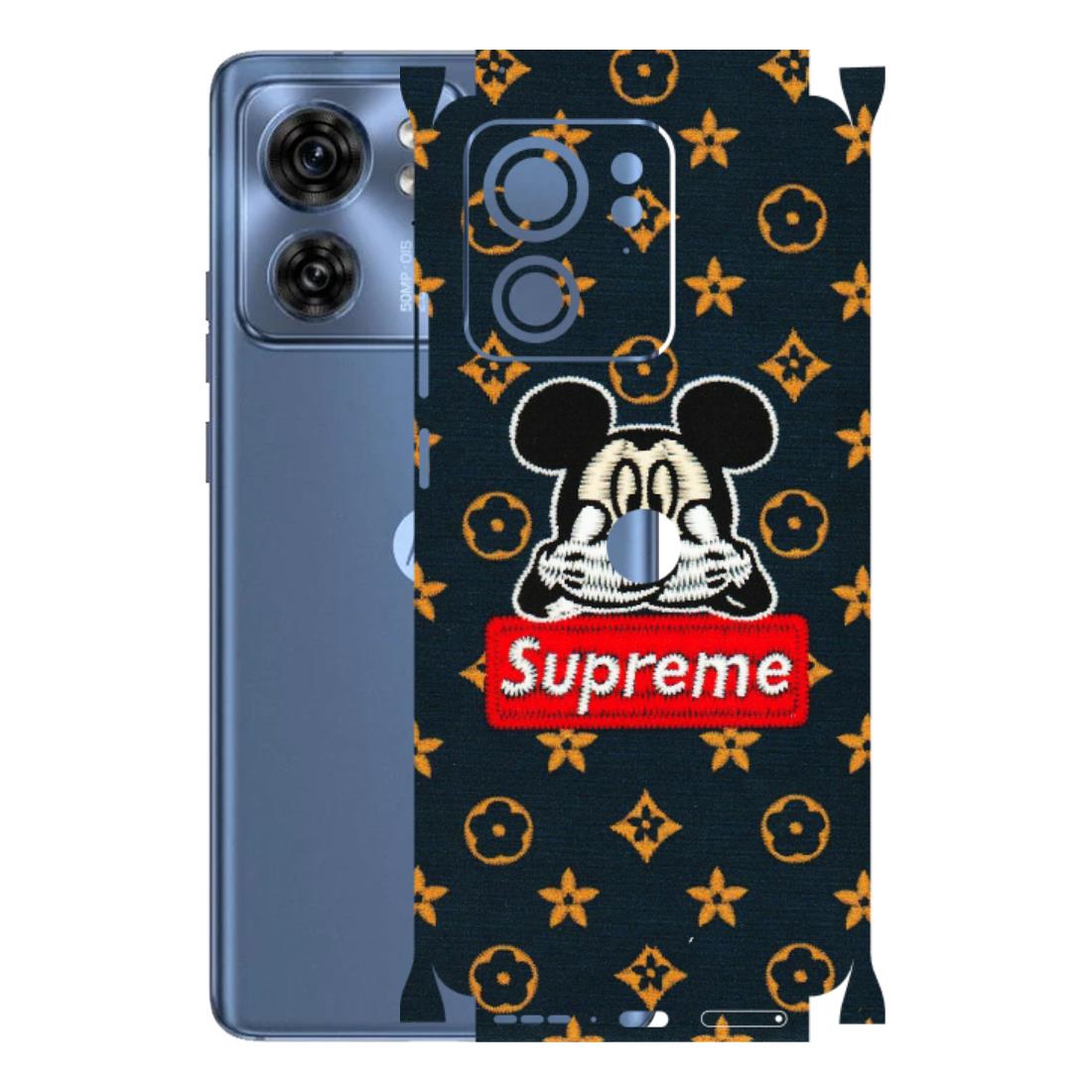 Motorola Phone Skins (All Models) - Mickey Supreme - Matte Finish (M-83) Moto Edge 40 (5G)