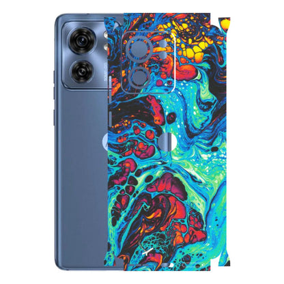 Motorola Phone Skins (All Models) - Majestic Galactic Marbel - Matte Finish (M-85) Moto Edge 40 (5G)