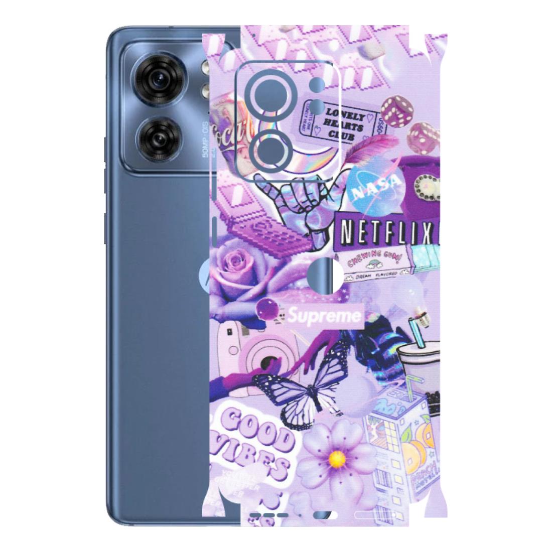 Motorola Phone Skins (All Models) - Supreme Purple Magic - Matte Finish (M-88) Moto Edge 40 (5G)
