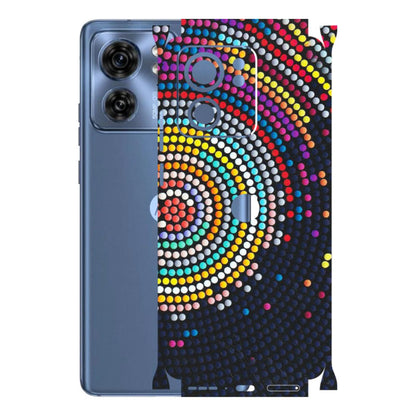 Motorola Phone Skins (All Models) - Rainbow Dot Mandala - Matte Finish (M-97) Moto Edge 40 (5G)