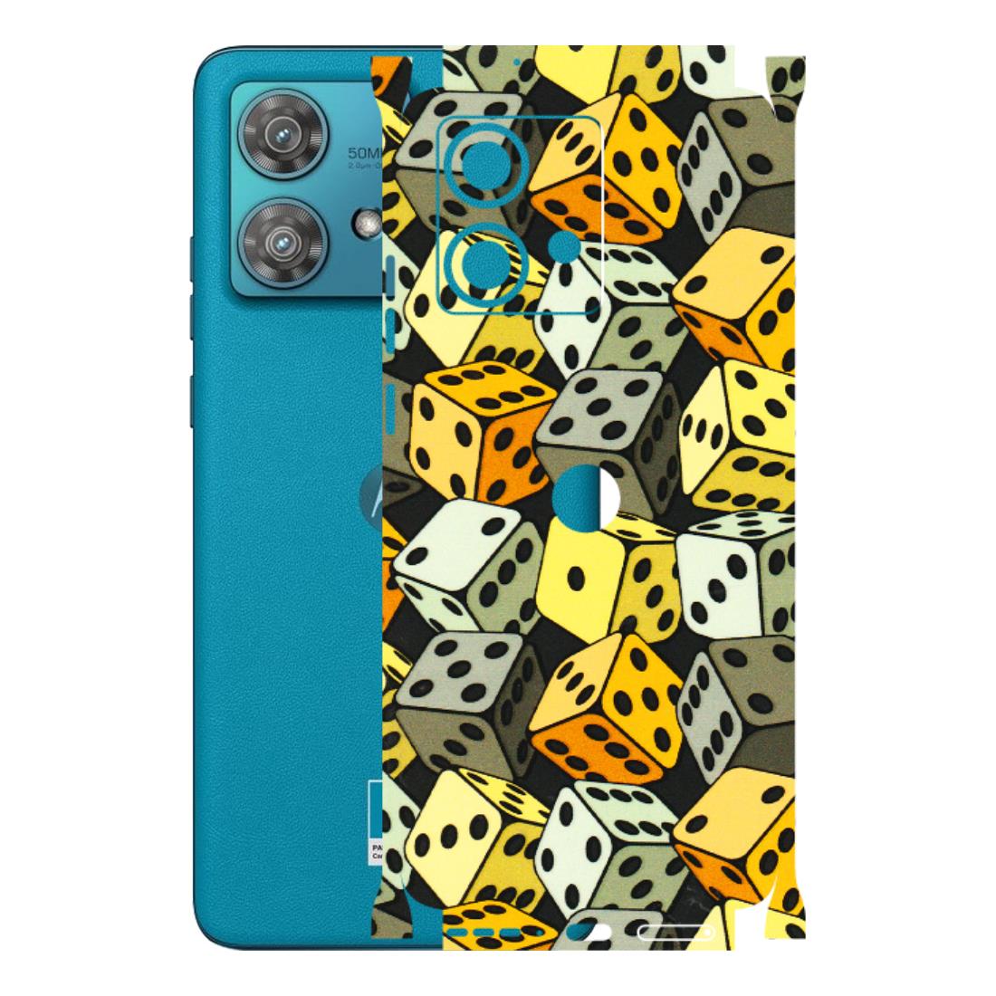 Motorola Phone Skins (All Models) - Dices Of Life - 3D Embossed Finish (L-04) Moto Edge 40 Neo (5G)