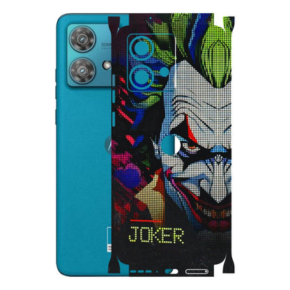 Motorola Phone Skins (All Models) - Joker Dot Matrix - 3D Embossed Finish (L-08) Moto Edge 40 Neo (5G)