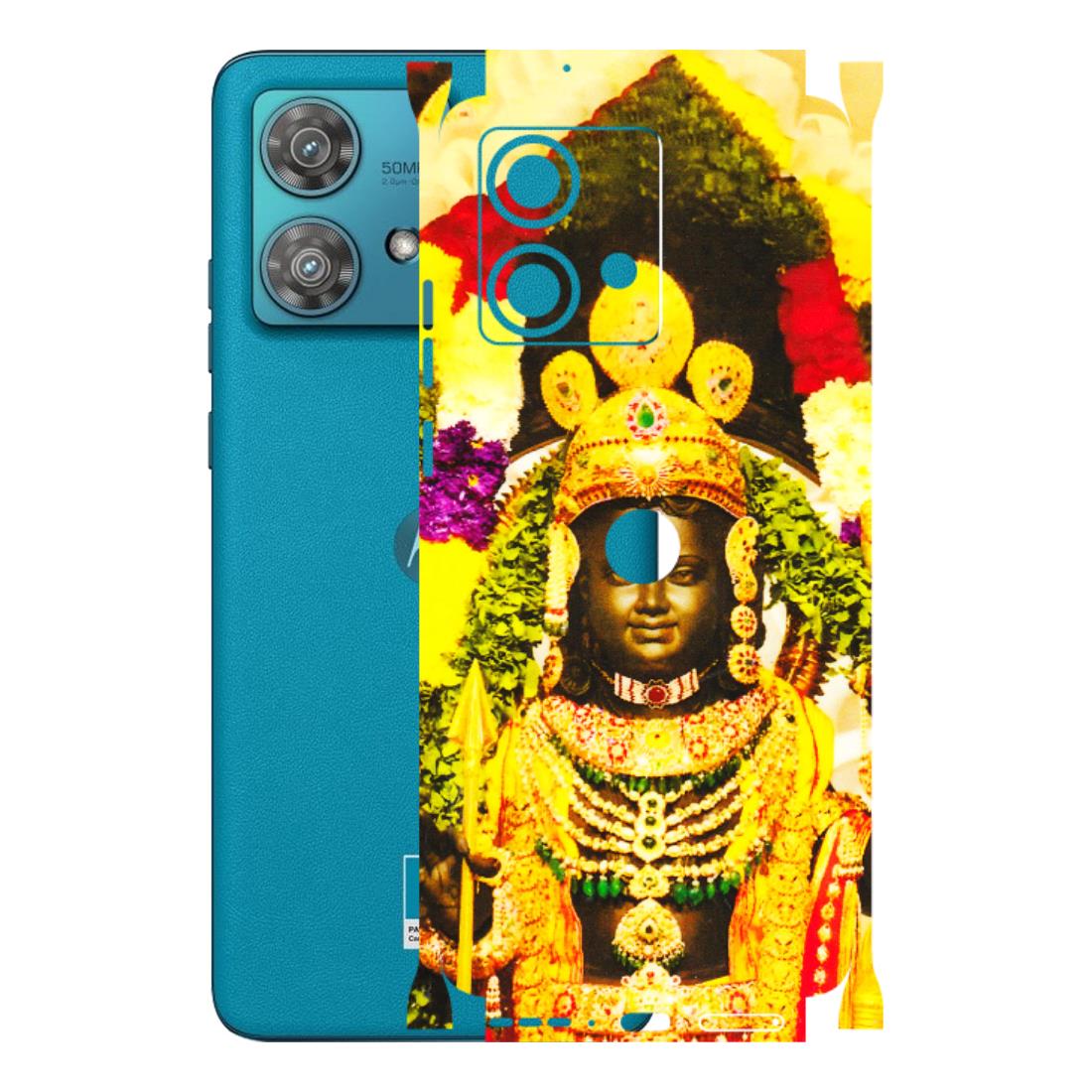 Motorola Phone Skins (All Models) - Ram Lalla Ayodhya - 3D Embossed Finish (L-103) Moto Edge 40 Neo (5G)