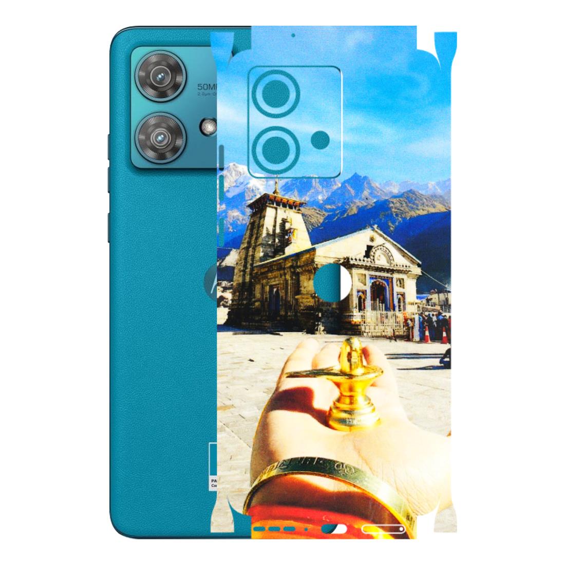 Motorola Phone Skins (All Models) - Beauty of Kedarnath - 3D Embossed Finish (L-108) Moto Edge 40 Neo (5G)