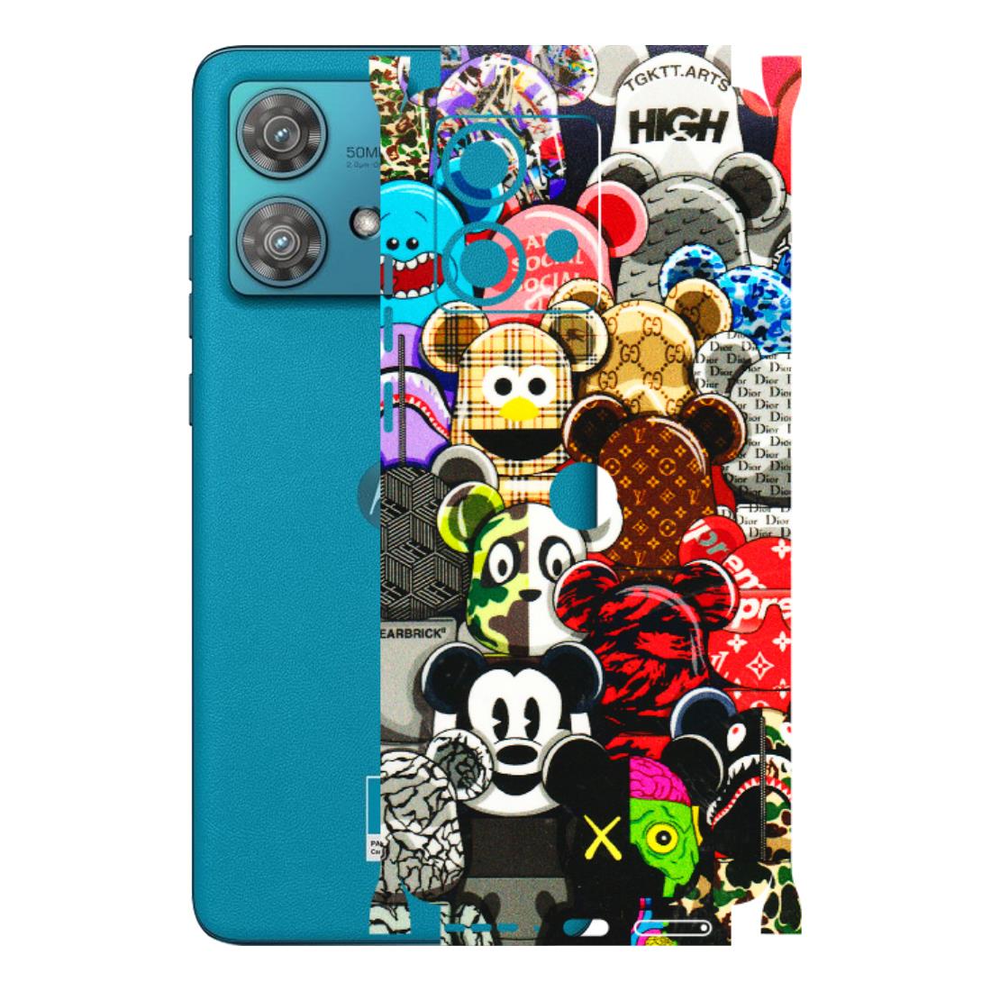 Motorola Phone Skins (All Models) - More Mickey Mouses - 3D Embossed Finish (L-118) Moto Edge 40 Neo (5G)