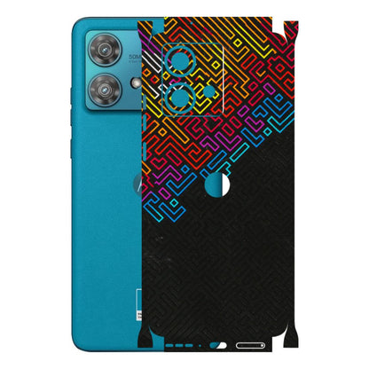 Motorola Phone Skins (All Models) - Dotme Pattern Art - 3D Embossed Finish (L-121) Moto Edge 40 Neo (5G)