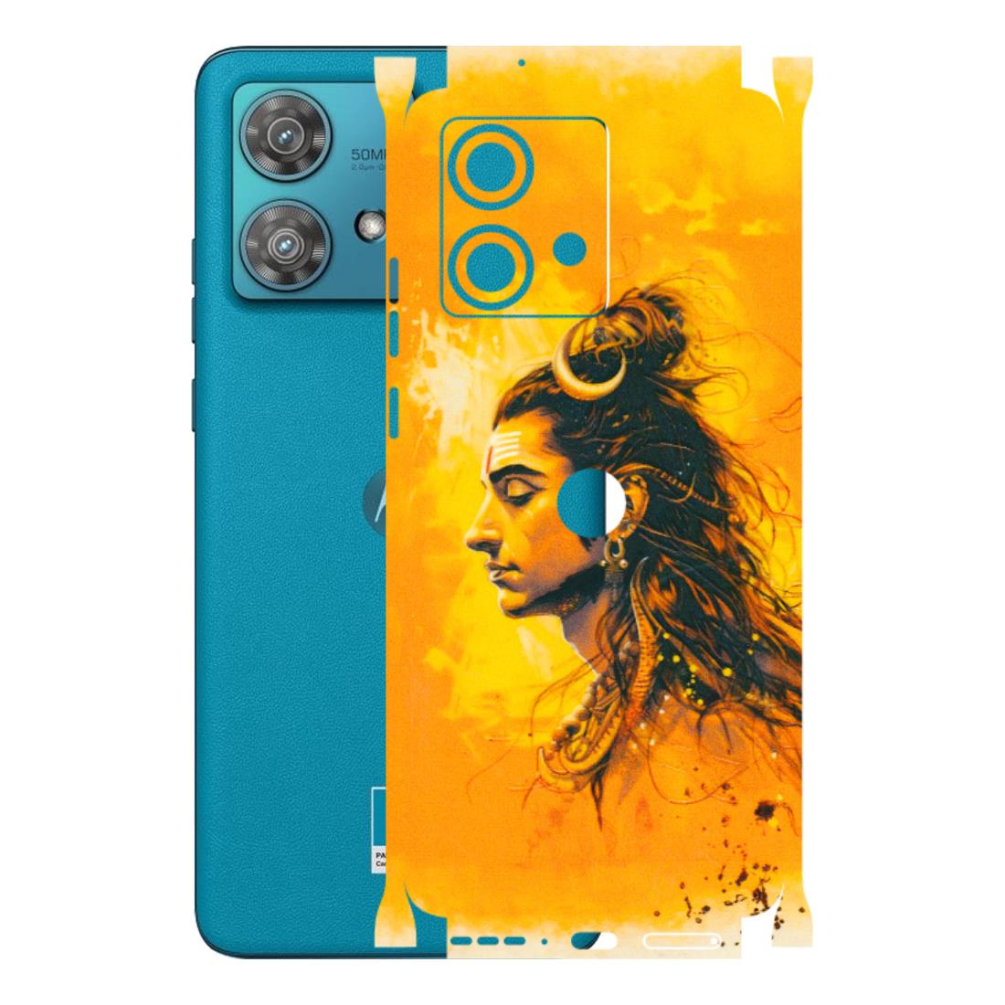 Motorola Phone Skins (All Models) - Shiv Shakti - 3D Embossed Finish (L-14) Moto Edge 40 Neo (5G)