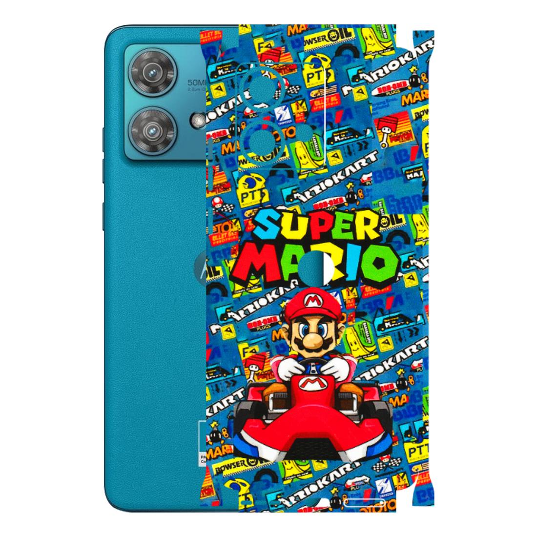 Motorola Phone Skins (All Models) - Super Mario Kart - 3D Embossed Finish (L-140) Moto Edge 40 Neo (5G)