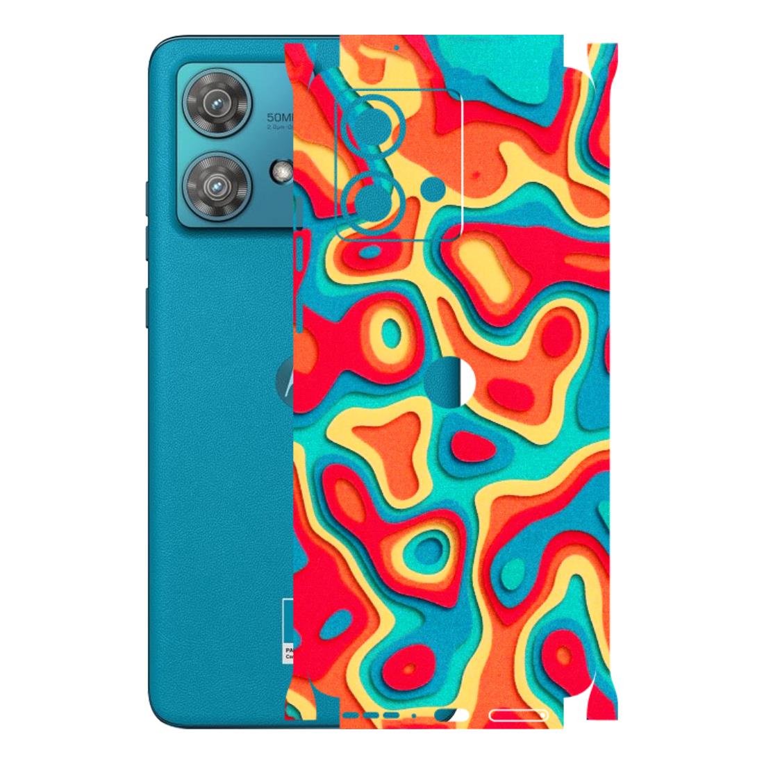 Motorola Phone Skins (All Models) - Abstract Swirl - 3D Embossed Finish (L-150) Moto Edge 40 Neo (5G)