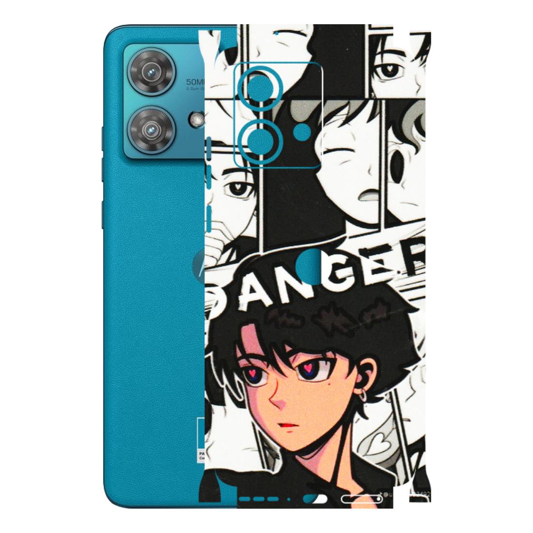 Motorola Phone Skins (All Models) - Danger Anime - 3D Embossed Finish (L-155) Moto Edge 40 Neo (5G)