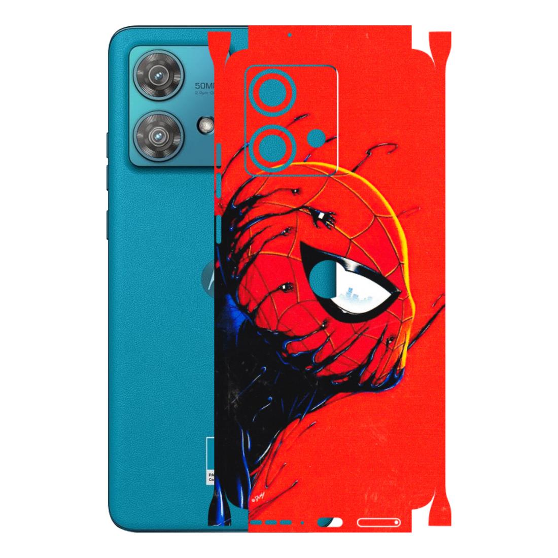 Motorola Phone Skins (All Models) - Spiderman Face Venom - 3D Embossed Finish (L-165) Moto Edge 40 Neo (5G)