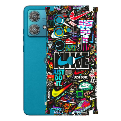 Motorola Phone Skins (All Models) - Just Do It Doodles - 3D Embossed Finish (L-166) Moto Edge 40 Neo (5G)