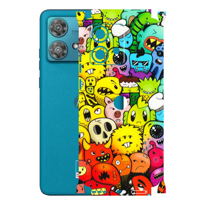 Motorola Phone Skins (All Models) - Angry Funkies - 3D Embossed Finish (L-169) Moto Edge 40 Neo (5G)