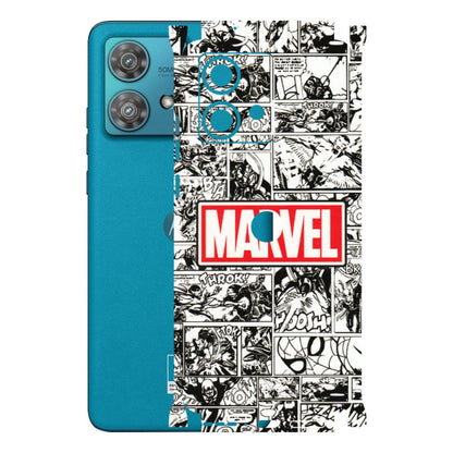 Motorola Phone Skins (All Models) - Marvel Comic - 3D Embossed Finish (L-171) Moto Edge 40 Neo (5G)