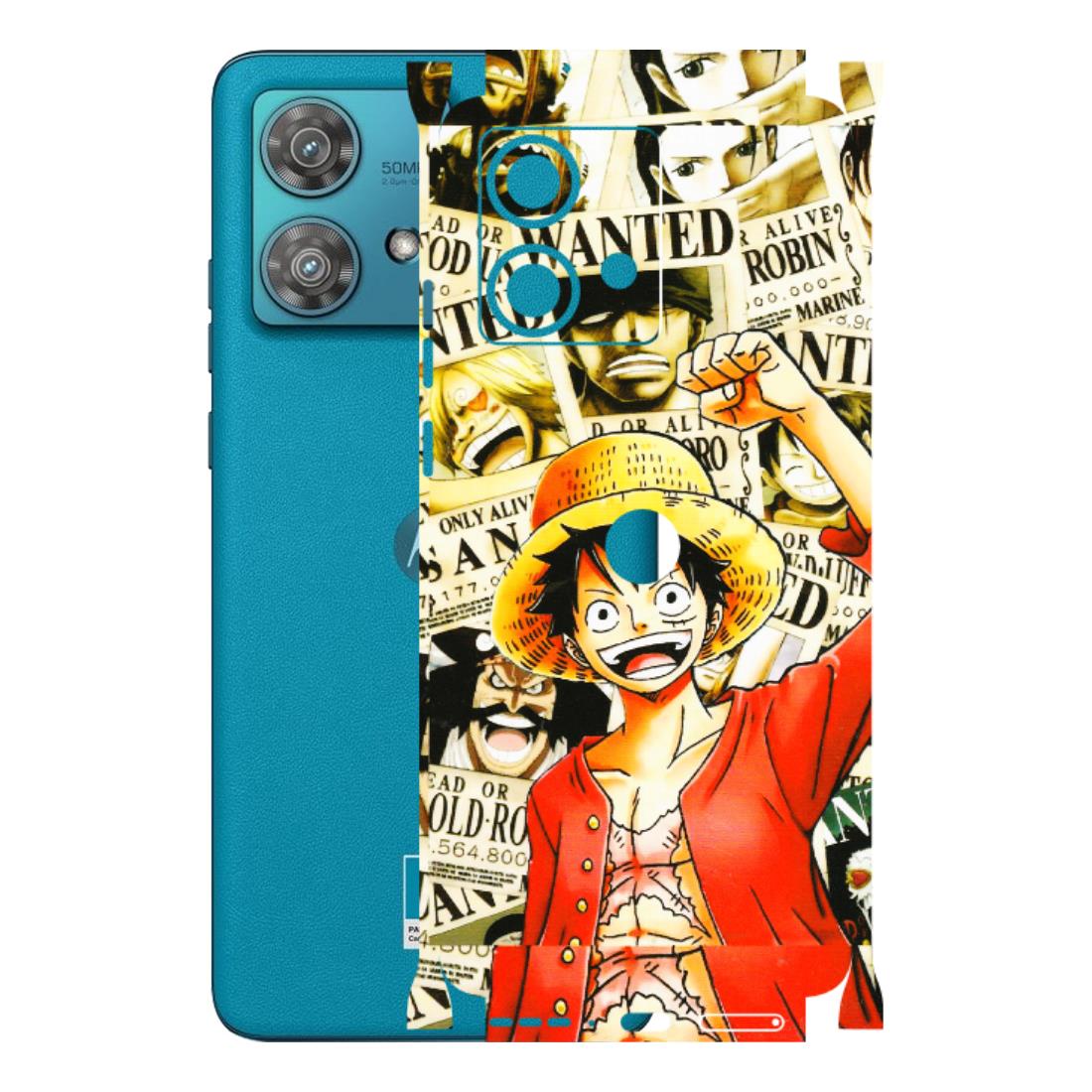 Motorola Phone Skins (All Models) - Luffy Anime - 3D Embossed Finish (L-177) Moto Edge 40 Neo (5G)