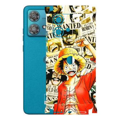 Motorola Phone Skins (All Models) - Luffy Anime - 3D Embossed Finish (L-177) Moto Edge 40 Neo (5G)