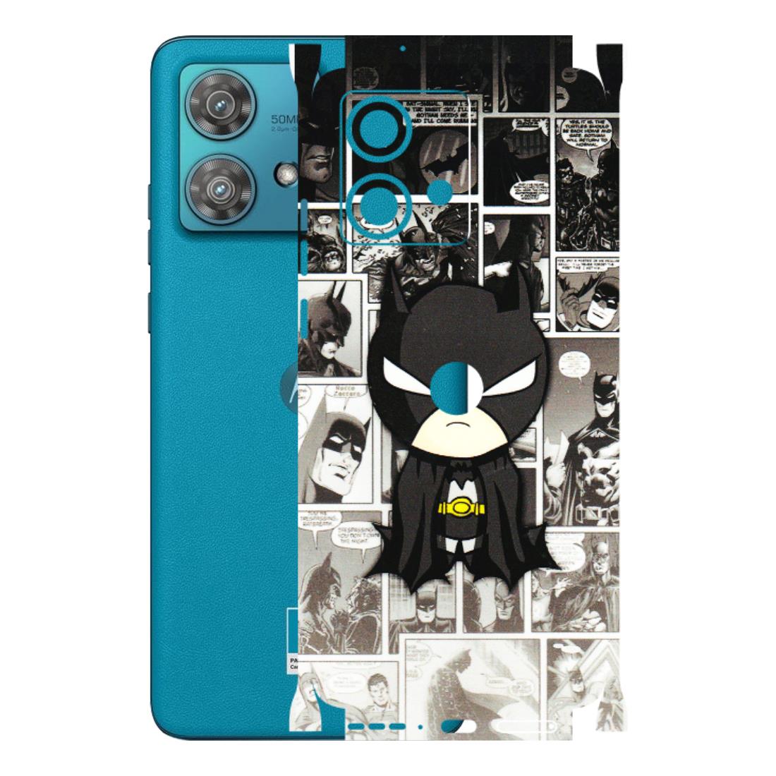 Motorola Phone Skins (All Models) - Toon Batman - 3D Embossed Finish (L-182) Moto Edge 40 Neo (5G)