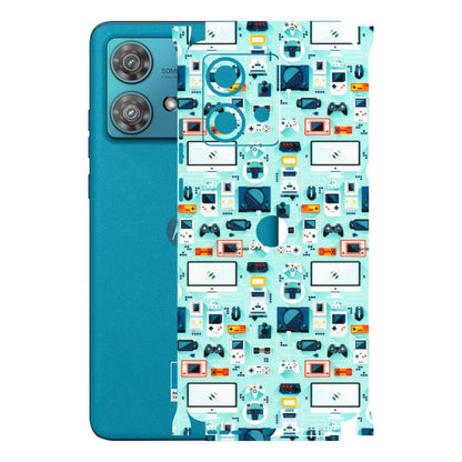 Motorola Phone Skins (All Models) - Gadgets Doodle - 3D Embossed Finish (L-184) Moto Edge 40 Neo (5G)