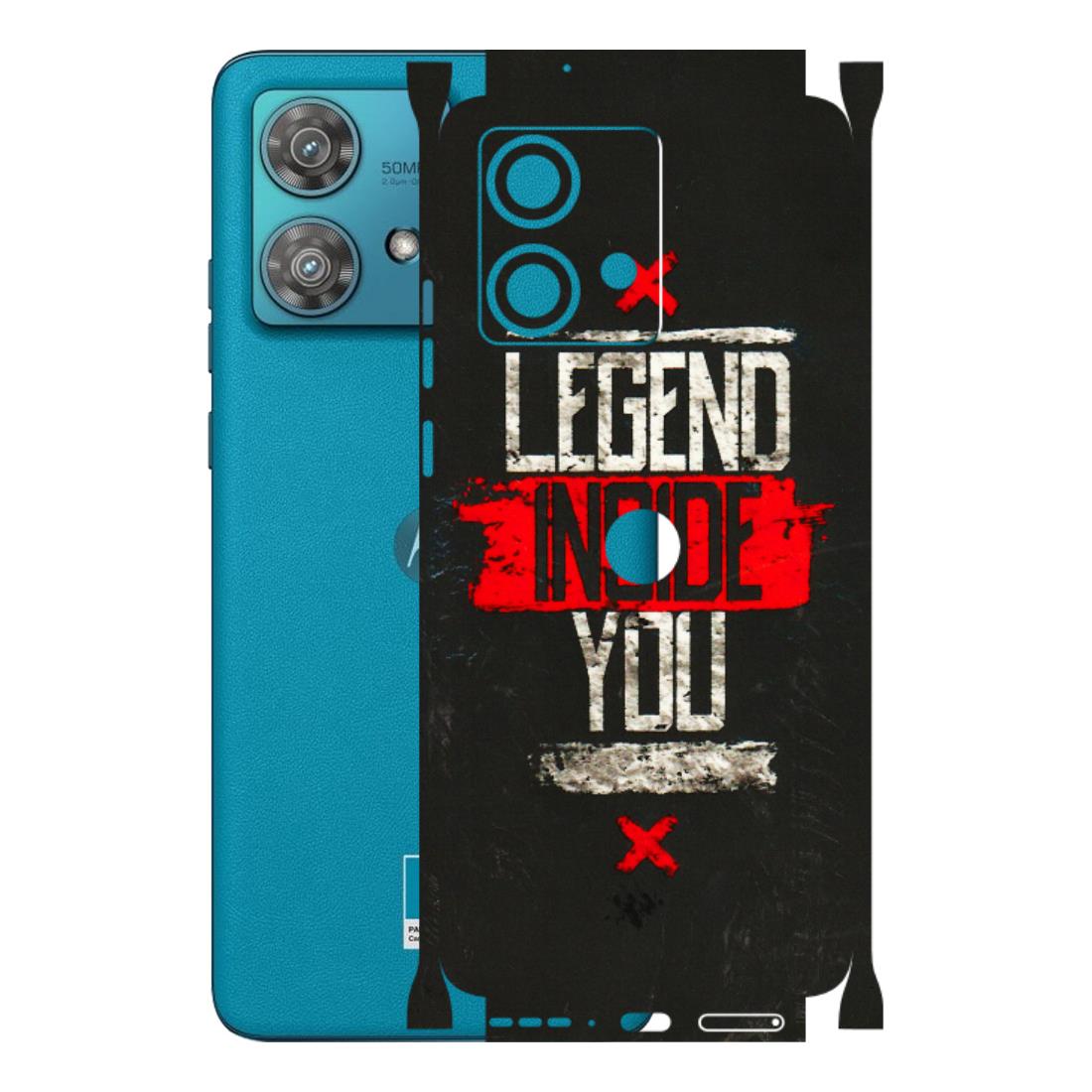 Motorola Phone Skins (All Models) - Legend Inside You - 3D Embossed Finish (L-186) Moto Edge 40 Neo (5G)