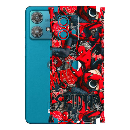 Motorola Phone Skins (All Models) - SpiderMan Cool - 3D Embossed Finish (L-188) Moto Edge 40 Neo (5G)