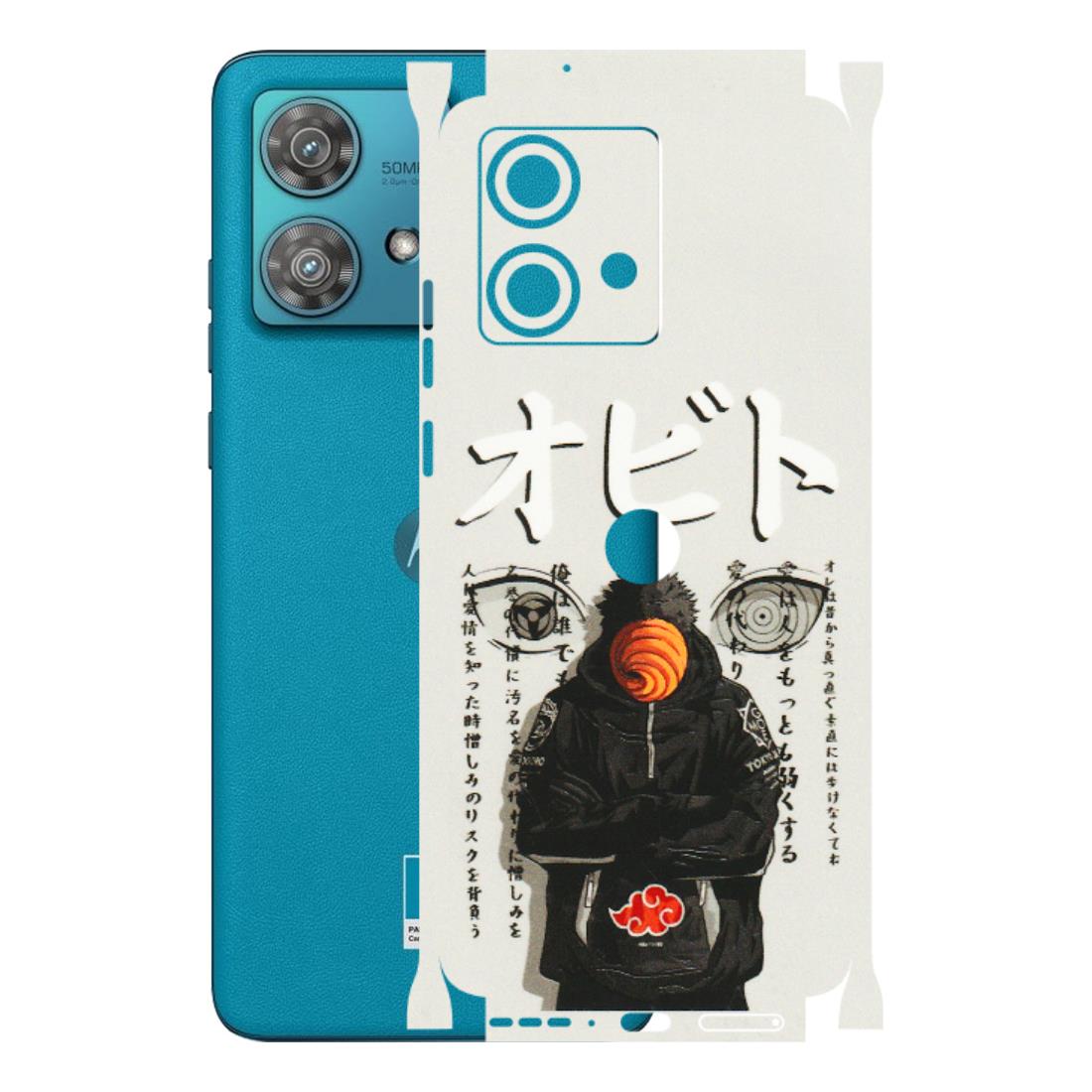 Motorola Phone Skins (All Models) - Obito Anime Eye - 3D Embossed Finish (L-19) Moto Edge 40 Neo (5G)