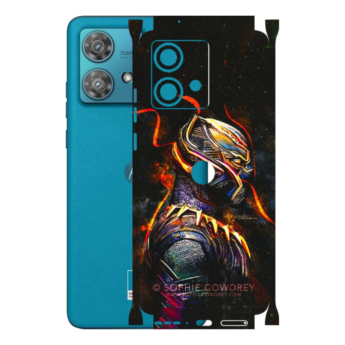 Motorola Phone Skins (All Models) - Black Panther - 3D Embossed Finish (L-190) Moto Edge 40 Neo (5G)