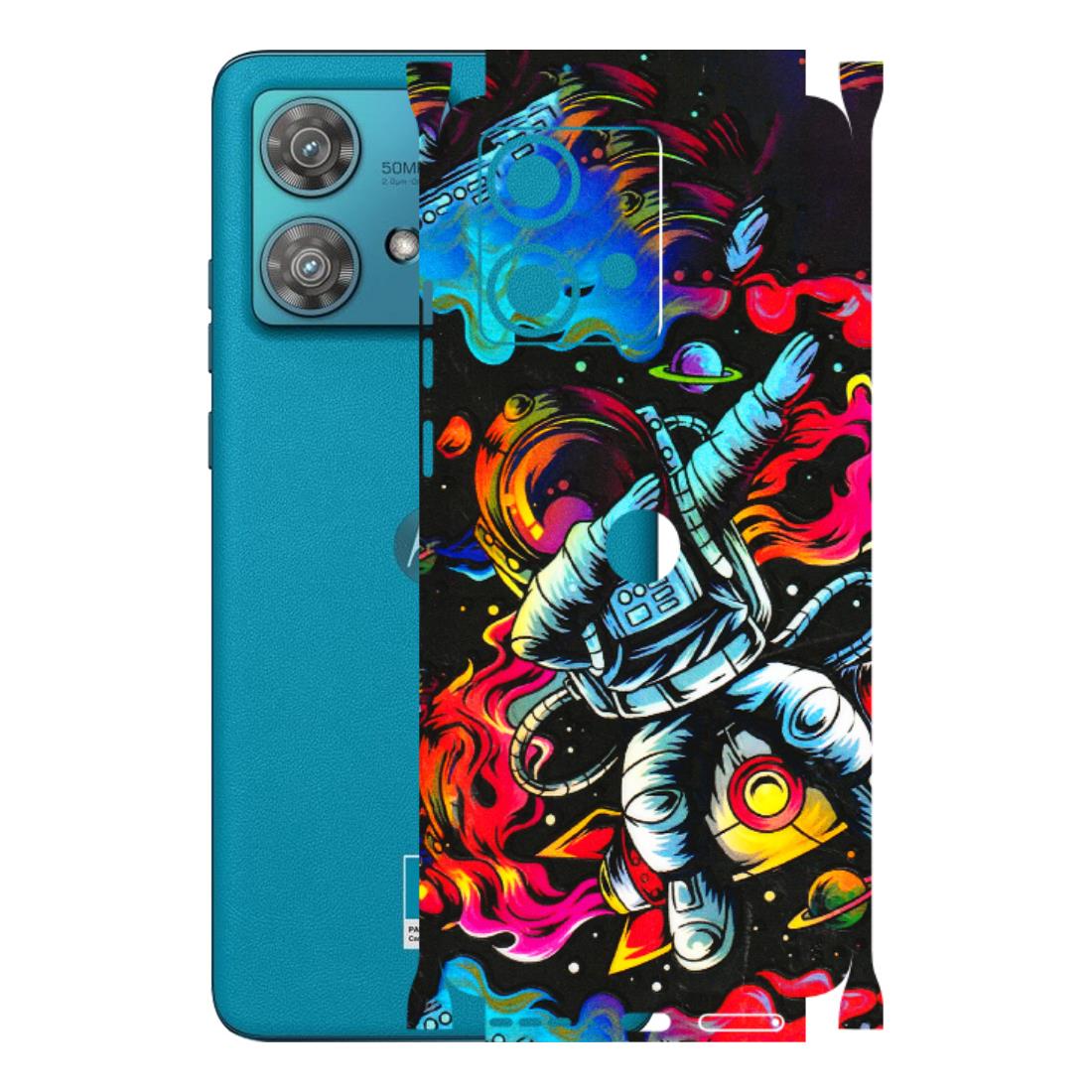Motorola Phone Skins (All Models) - Astronaut Dope - 3D Embossed Finish (L-191) Moto Edge 40 Neo (5G)