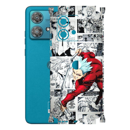 Motorola Phone Skins (All Models) - Anime Comic - 3D Embossed Finish (L-192) Moto Edge 40 Neo (5G)