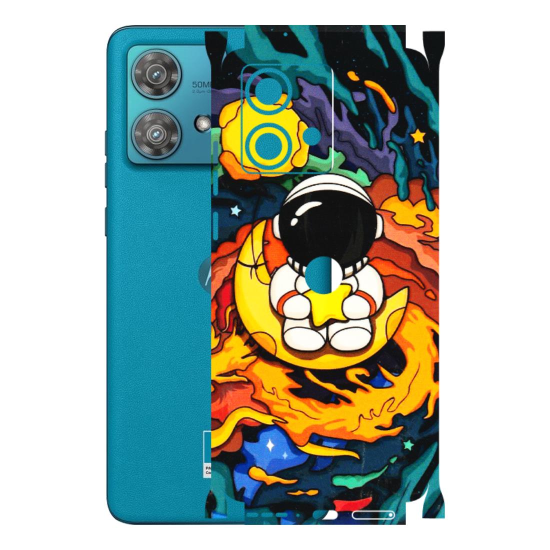 Motorola Phone Skins (All Models) - Baby Astronaut - 3D Embossed Finish (L-197) Moto Edge 40 Neo (5G)