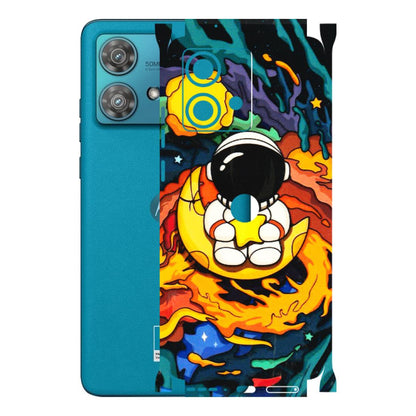 Motorola Phone Skins (All Models) - Baby Astronaut - 3D Embossed Finish (L-197) Moto Edge 40 Neo (5G)