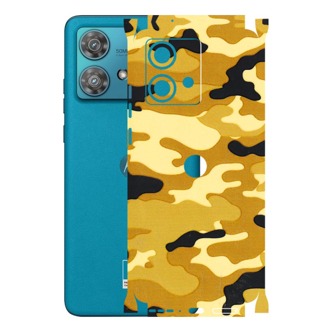 Motorola Phone Skins (All Models) - Indian Camo - 3D Embossed Finish (L-228) Moto Edge 40 Neo (5G)