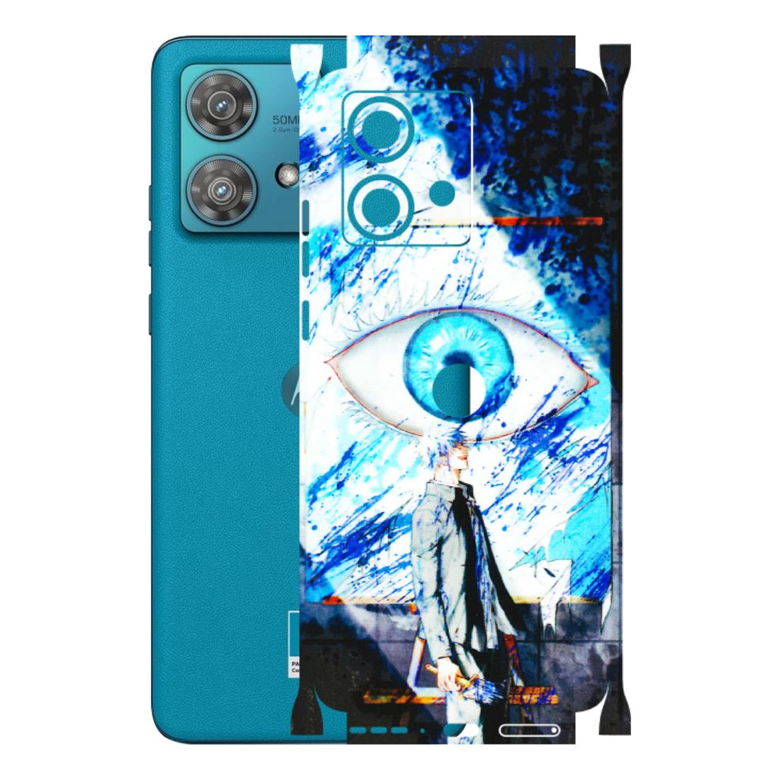 Motorola Phone Skins (All Models) - Gojo Satoru evil eye - 3D Embossed Finish (L-239) Moto Edge 40 Neo (5G)