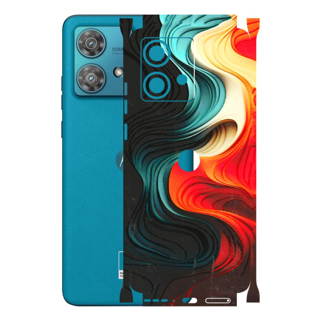 Motorola Phone Skins (All Models) - The Silky Swirl - 3D Embossed Finish (L-240) Moto Edge 40 Neo (5G)
