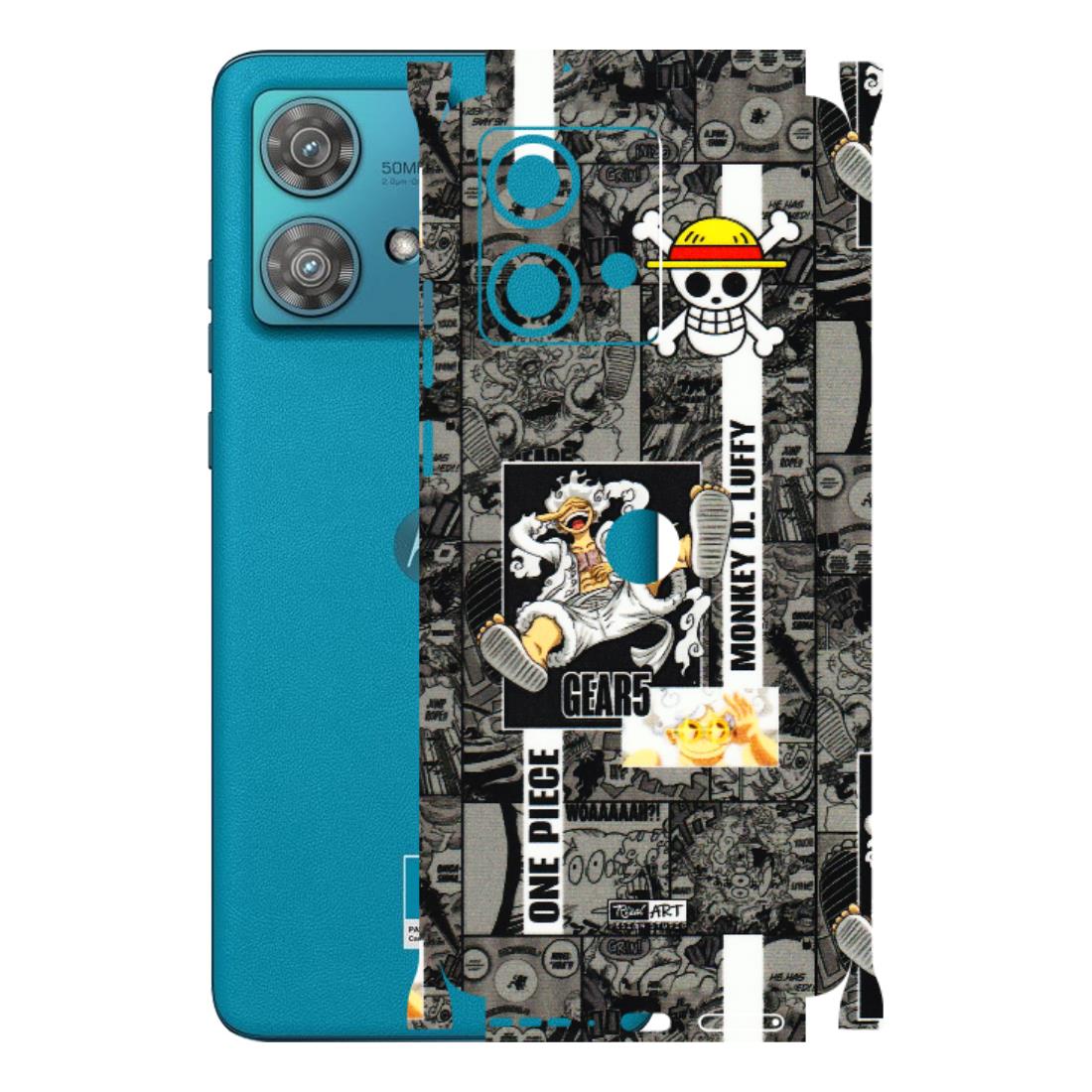 Motorola Phone Skins (All Models) - Cuffy Anime MonkeyCamic - 3D Embossed Finish (L-242) Moto Edge 40 Neo (5G)