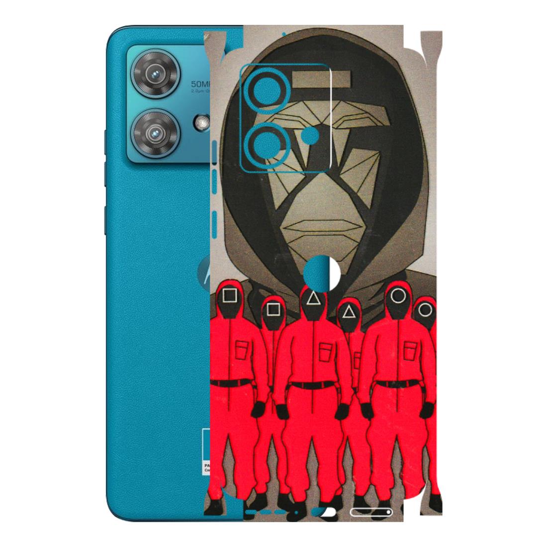 Motorola Phone Skins (All Models) - Squid Game Hero - 3D Embossed Finish (L-245) Moto Edge 40 Neo (5G)