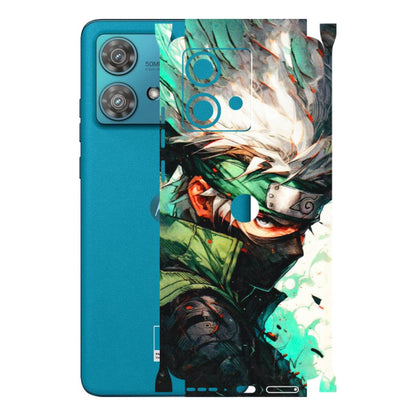 Motorola Phone Skins (All Models) - Kakashi Side Profile - 3D Embossed Finish (L-249) Moto Edge 40 Neo (5G)