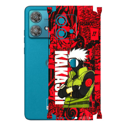 Motorola Phone Skins (All Models) - Kakashi Red Anime - 3D Embossed Finish (L-251) Moto Edge 40 Neo (5G)