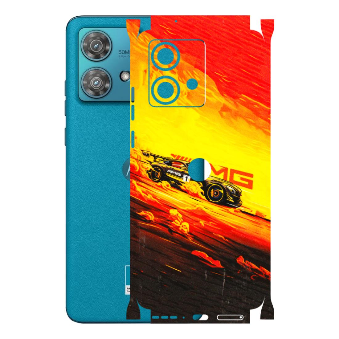 Motorola Phone Skins (All Models) - AMG Car Speed Cover - 3D Embossed Finish (L-256) Moto Edge 40 Neo (5G)
