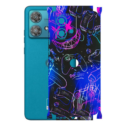 Motorola Phone Skins (All Models) - Gamers Paradise - 3D Embossed Finish (L-258) Moto Edge 40 Neo (5G)