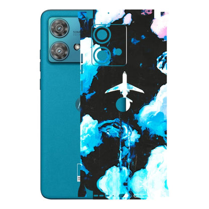 Motorola Phone Skins (All Models) - Travel In Airline - 3D Embossed Finish (L-264) Moto Edge 40 Neo (5G)