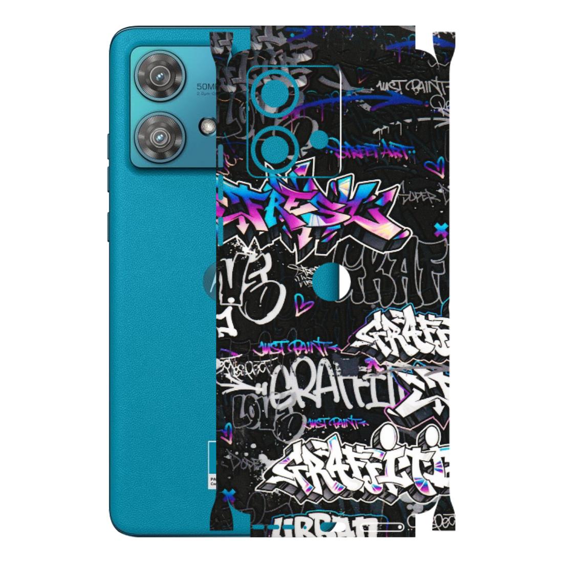 Motorola Phone Skins (All Models) - Graffiti Killer - 3D Embossed Finish (L-274) Moto Edge 40 Neo (5G)