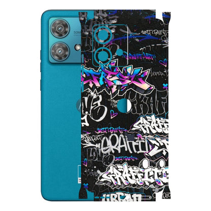 Motorola Phone Skins (All Models) - Graffiti Killer - 3D Embossed Finish (L-274) Moto Edge 40 Neo (5G)