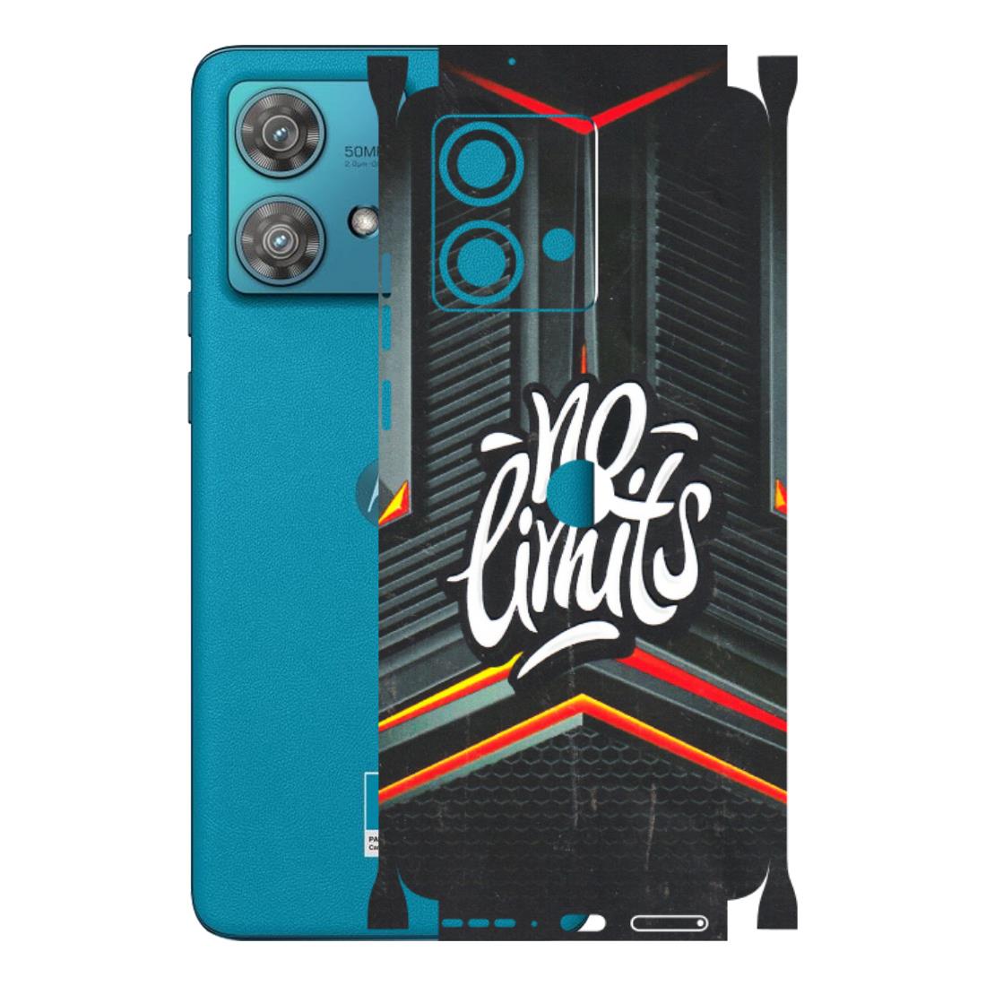 Motorola Phone Skins (All Models) - No Limits - 3D Embossed Finish (L-286) Moto Edge 40 Neo (5G)