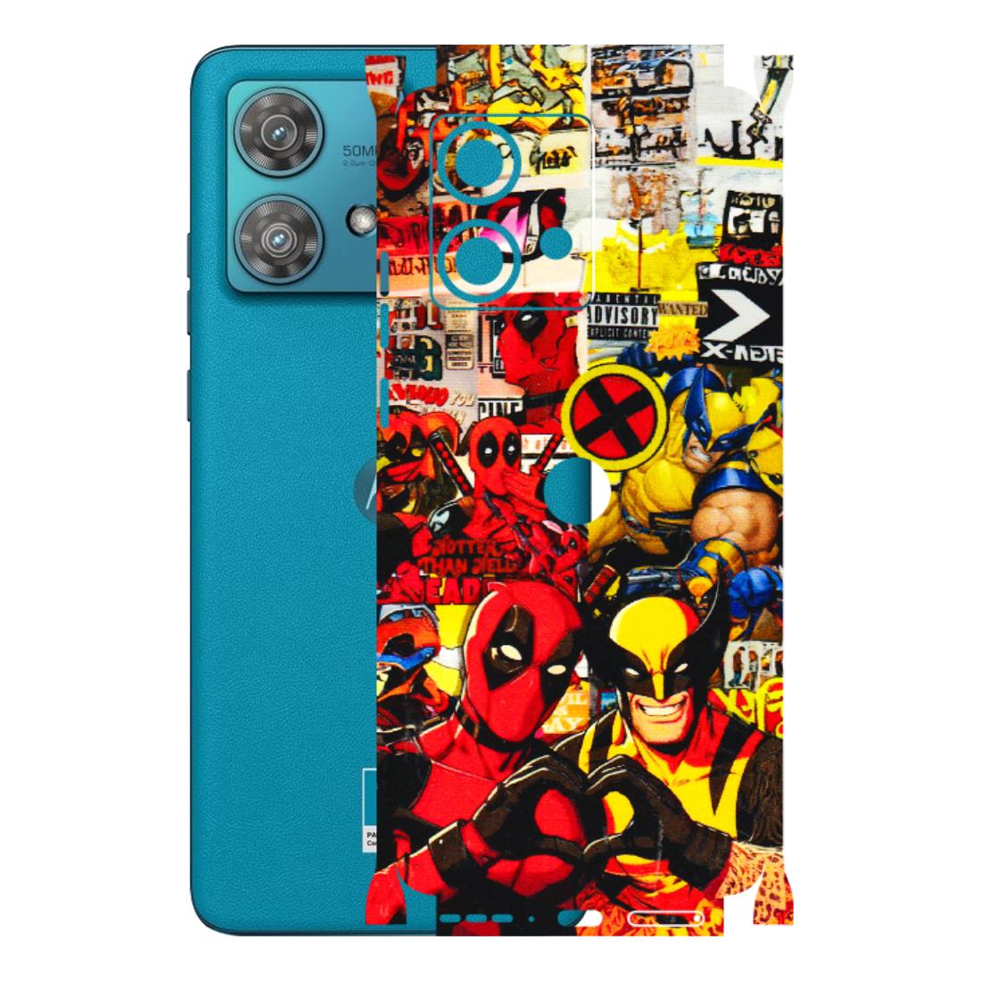 Motorola Phone Skins (All Models) - Spidy Wolverine - 3D Embossed Finish (L-310) Moto Edge 40 Neo (5G)