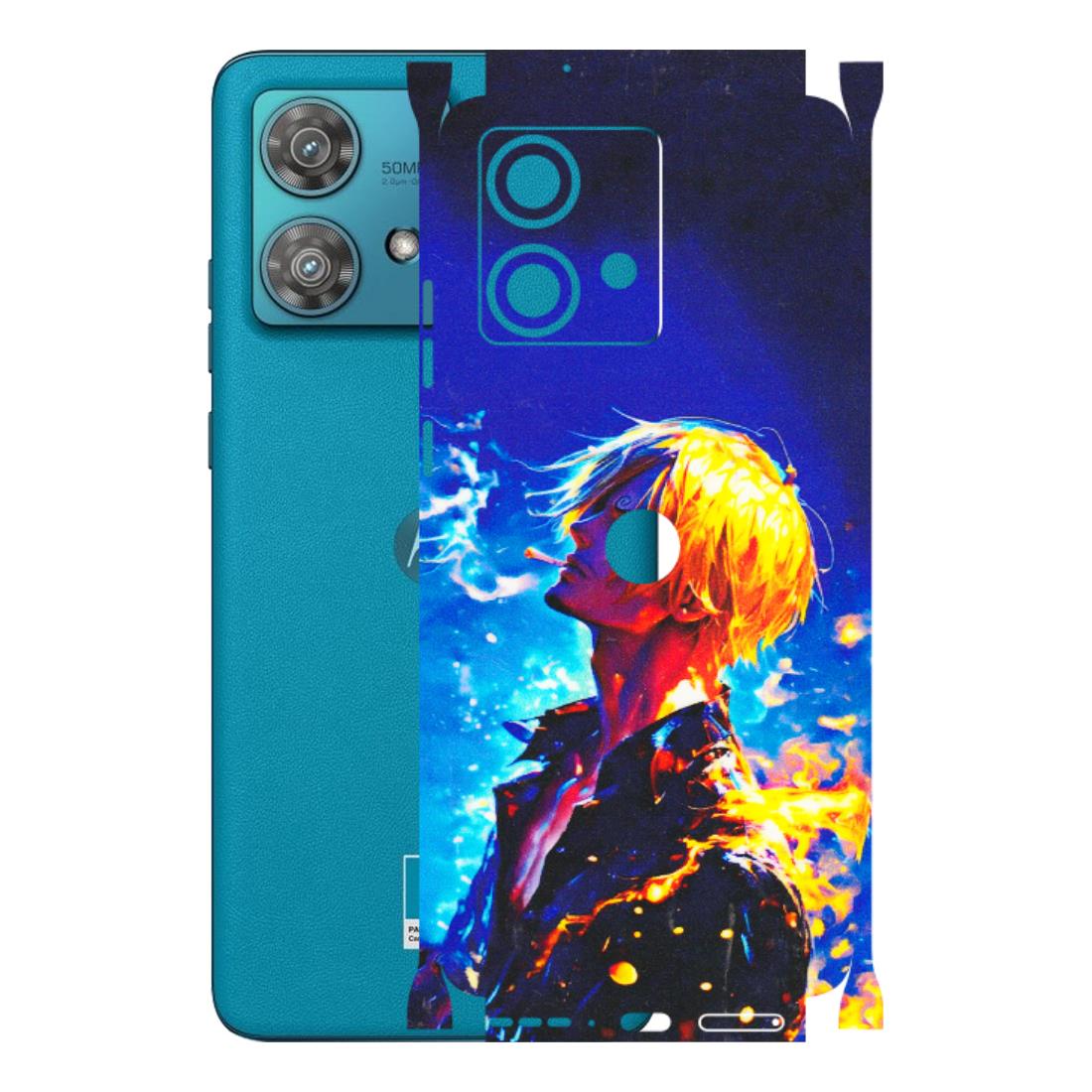 Motorola Phone Skins (All Models) - Sanji Vinsmoke One Piece - 3D Embossed Finish (L-319) Moto Edge 40 Neo (5G)