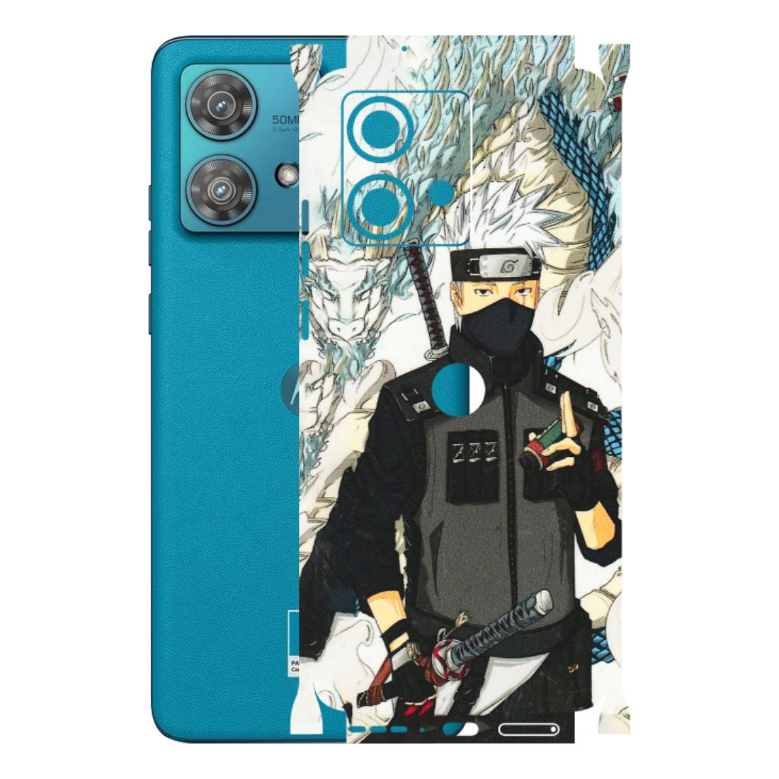 Motorola Phone Skins (All Models) - Kakashi Hatake Naruto Anime - 3D Embossed Finish (L-46) Moto Edge 40 Neo (5G)
