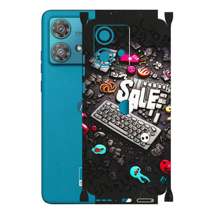 Motorola Phone Skins (All Models) - Gadgets Sale - 3D Embossed Finish (L-50) Moto Edge 40 Neo (5G)