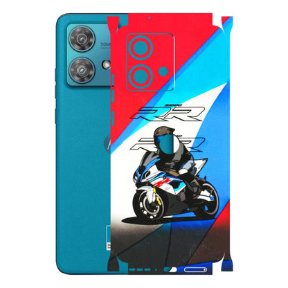 Motorola Phone Skins (All Models) - Bikers Love - 3D Embossed Finish (L-58) Moto Edge 40 Neo (5G)